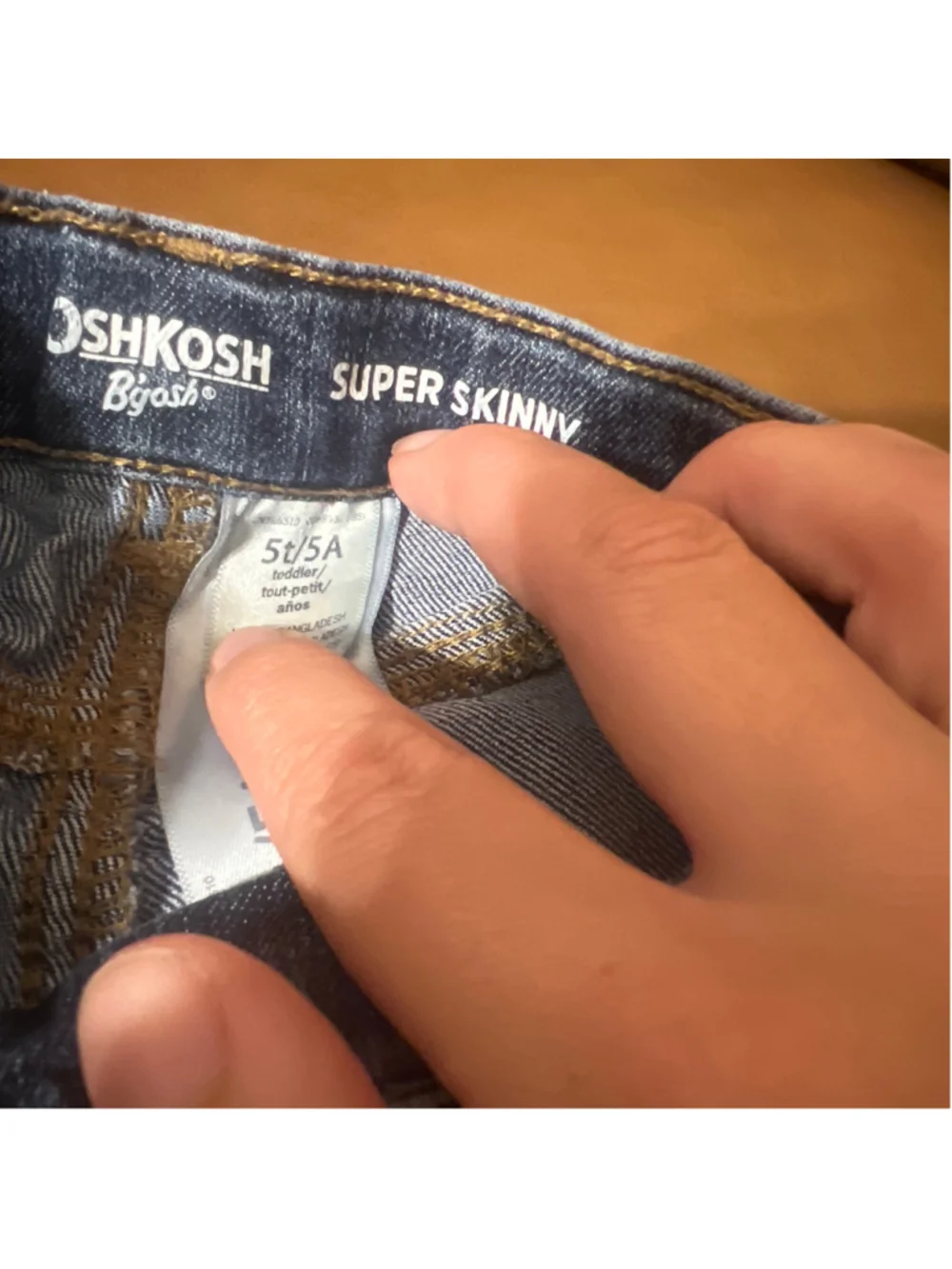 Girls OshKosh B'gosh Super Skinny Jeans Blue Size 5T